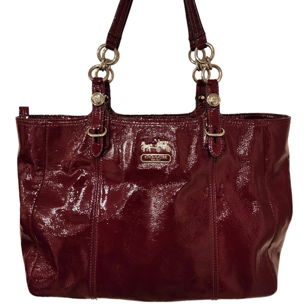 Coach Candy Apple Red Patent Bag